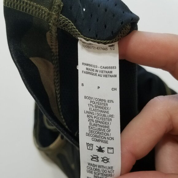 Nike Camo High Neck Unlined Sports Bra Size S - Picture 7 of 7